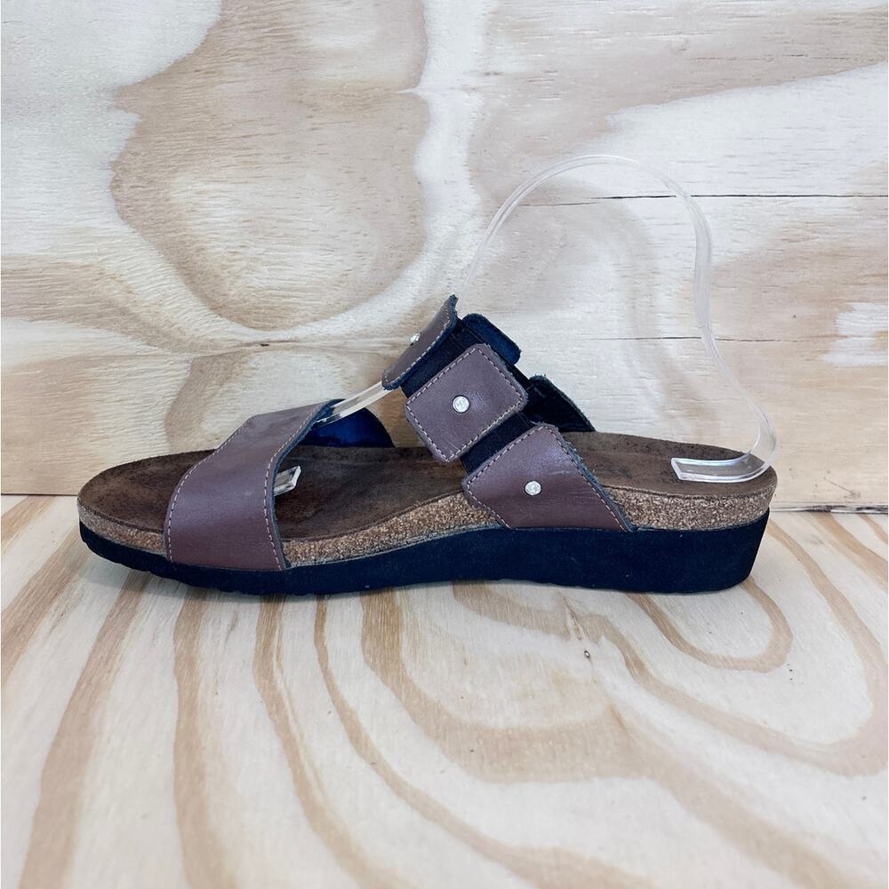 Naot - Ashley Toe Gems Straps Wedge - Sandals - Brown - Women's - 10 - Picture 4 of 9